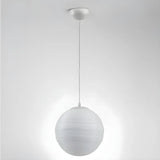 Modern Creative Bedroom White Planet Shape Pendant Light Image - 7