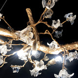 Modern Crystal Branch Chandelier for Dining Room Decor Image - 10