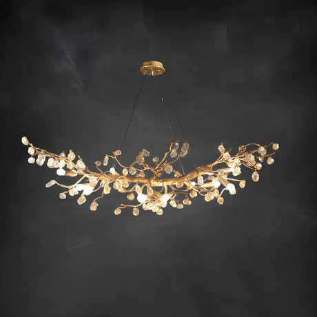 Modern Crystal Branch Chandelier for Dining Room Decor Image - 2