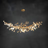 Modern Crystal Branch Chandelier for Dining Room Decor Image - 2