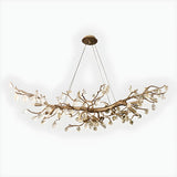 Modern Crystal Branch Chandelier for Dining Room Decor Image - 6