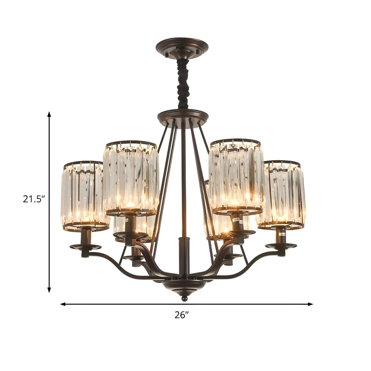 Modern Crystal Glass Chandelier for Dining & Living Room Image - 13