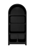 Modern Cube Wooden Storage Organizer Bookcase Black Image - 15