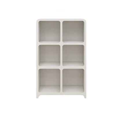 Modern Cube Wooden Storage Organizer Bookcase Black Image - 2
