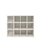 Modern Cube Wooden Storage Organizer Bookcase Black Image - 9