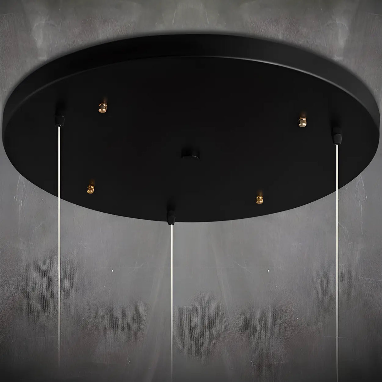Modern Cylindrical Glass Pendant Light for Kitchen Black Image - 17