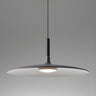 Modern Dimmable Aluminium Sleek Disc Pendant Light Image - 7