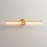 Modern Double Bar Clear Glass Vanity Light Fixture Image - 3