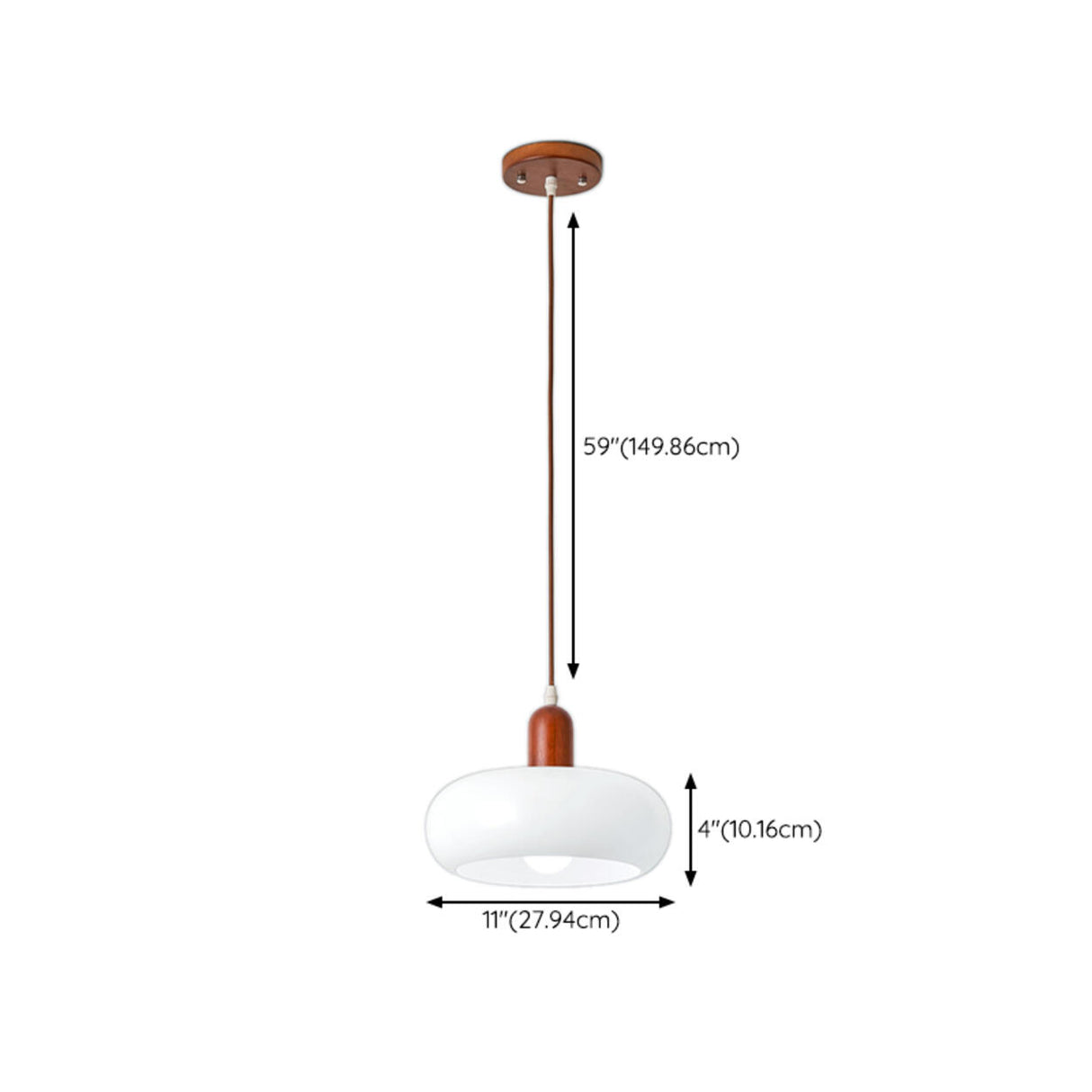 Modern Drum White Ribbed Glass Ceiling Pendant Light Image - 16