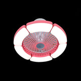 Modern Elegant Bladeless Flower Ceiling Fan with Light Image - 11