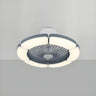 Modern Elegant Bladeless Flower Ceiling Fan with Light Image - 12