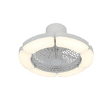 Modern Elegant Bladeless Flower Ceiling Fan with Light Image - 6