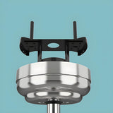 Modern Elegant Finish Round LED Ceiling Fan with Light Image - 11
