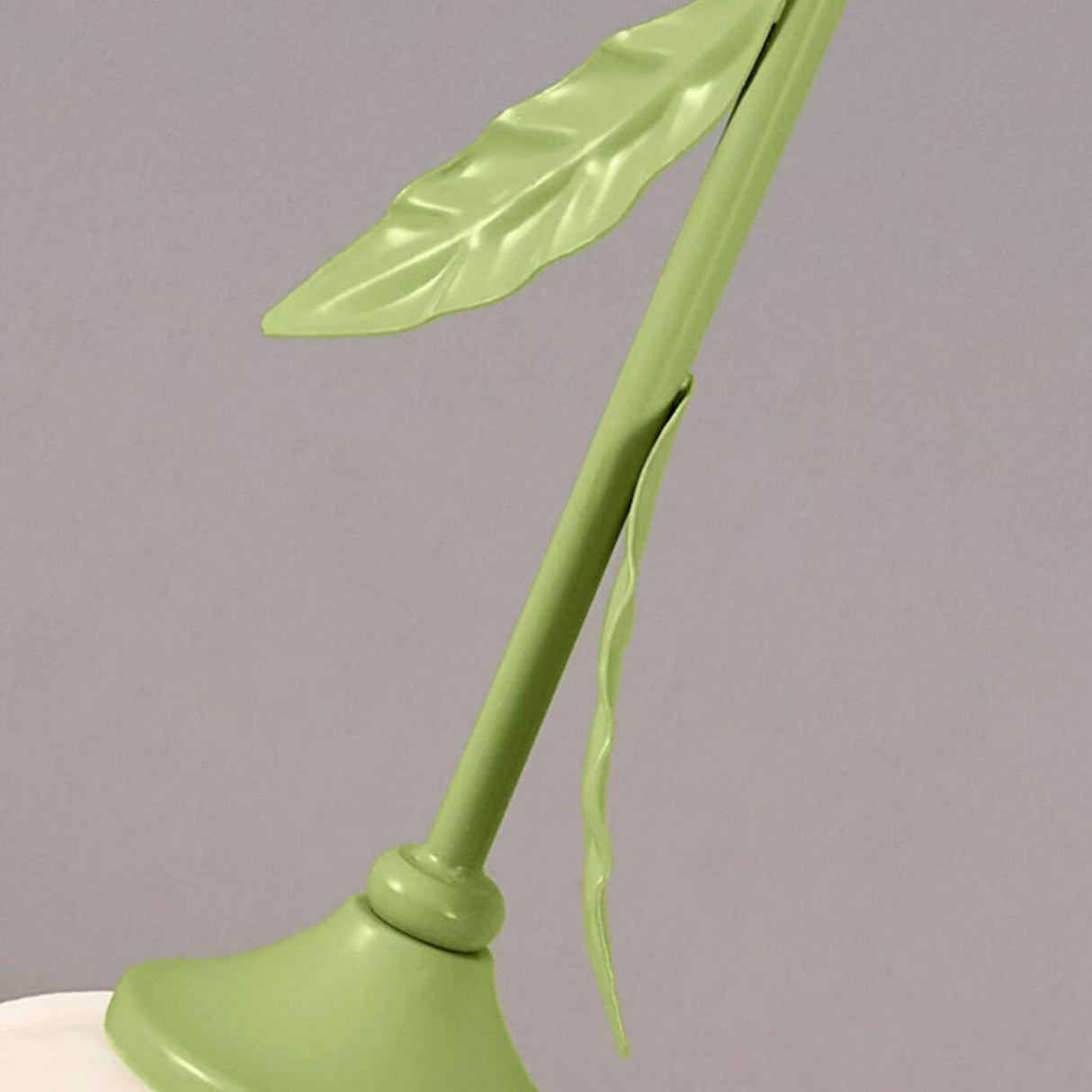 Modern Elegant Floral White Glass Pendant Light Image - 18