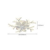 Modern Elegant Flower Remote Ceiling Fan with Light Image - 14