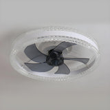 Modern Elegant Flush Ring Ceiling Fan with LED Light Image - 10