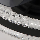 Modern Elegant Flush Ring Ceiling Fan with LED Light Image - 16