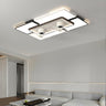 Modern Elegant Geometric Ceiling Fan with LED Light Image - 5