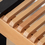 Modern Entryway Coat Rack Bench with Shoe Storage Seat Image - 9