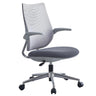 Modern Ergonomic Black Mesh Office Chair with Wheels Image - 2