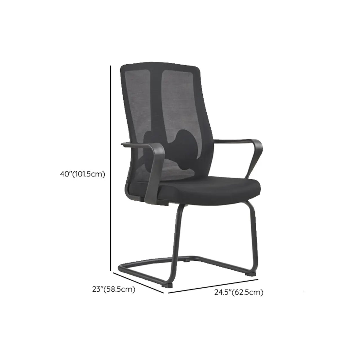 Modern Ergonomic Blue Mesh Adjustable Office Chair Image - 13