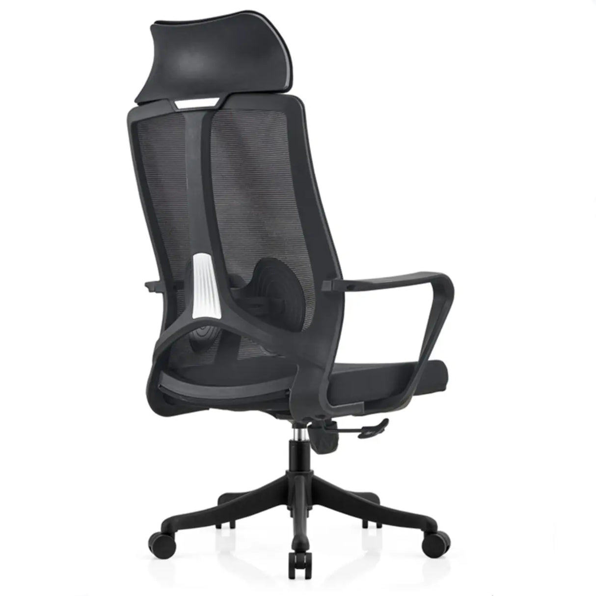 Modern Ergonomic Blue Mesh Adjustable Office Chair Image - 2