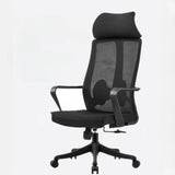 Modern Ergonomic Blue Mesh Adjustable Office Chair Image - 6