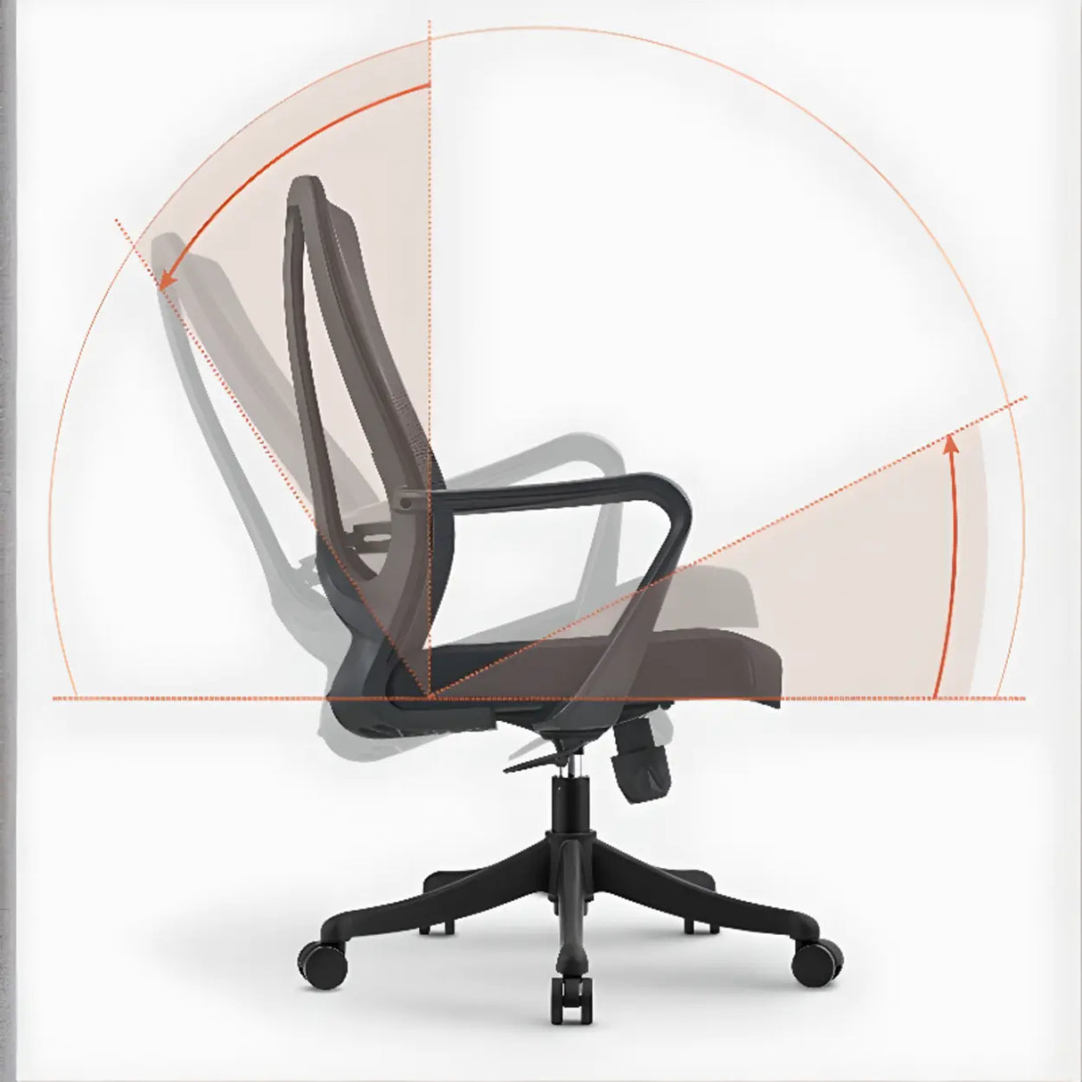 Modern Ergonomic Blue Mesh Adjustable Office Chair Image - 9