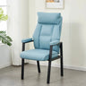 Modern Ergonomic Faux Leather Black Office Chair Image - 2