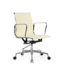 Modern Ergonomic Leather Black Adjustable Office Chair Image - 5