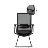 Modern Ergonomic Mesh Black Adjustable Back Office Chair Image - 10