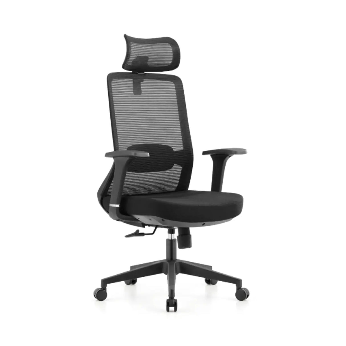 Modern Ergonomic Mesh Black Adjustable Back Office Chair Image - 11
