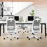 Modern Ergonomic Mesh Black Adjustable Back Office Chair Image - 3