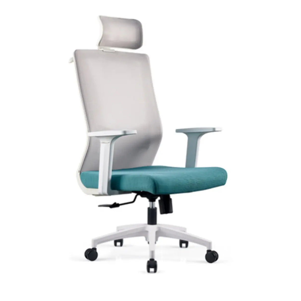 Modern Ergonomic Mesh Black Adjustable Lumbar Office Chair Image - 3