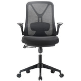Modern Ergonomic Mesh Blue Office Chair with Wheels Image - 4