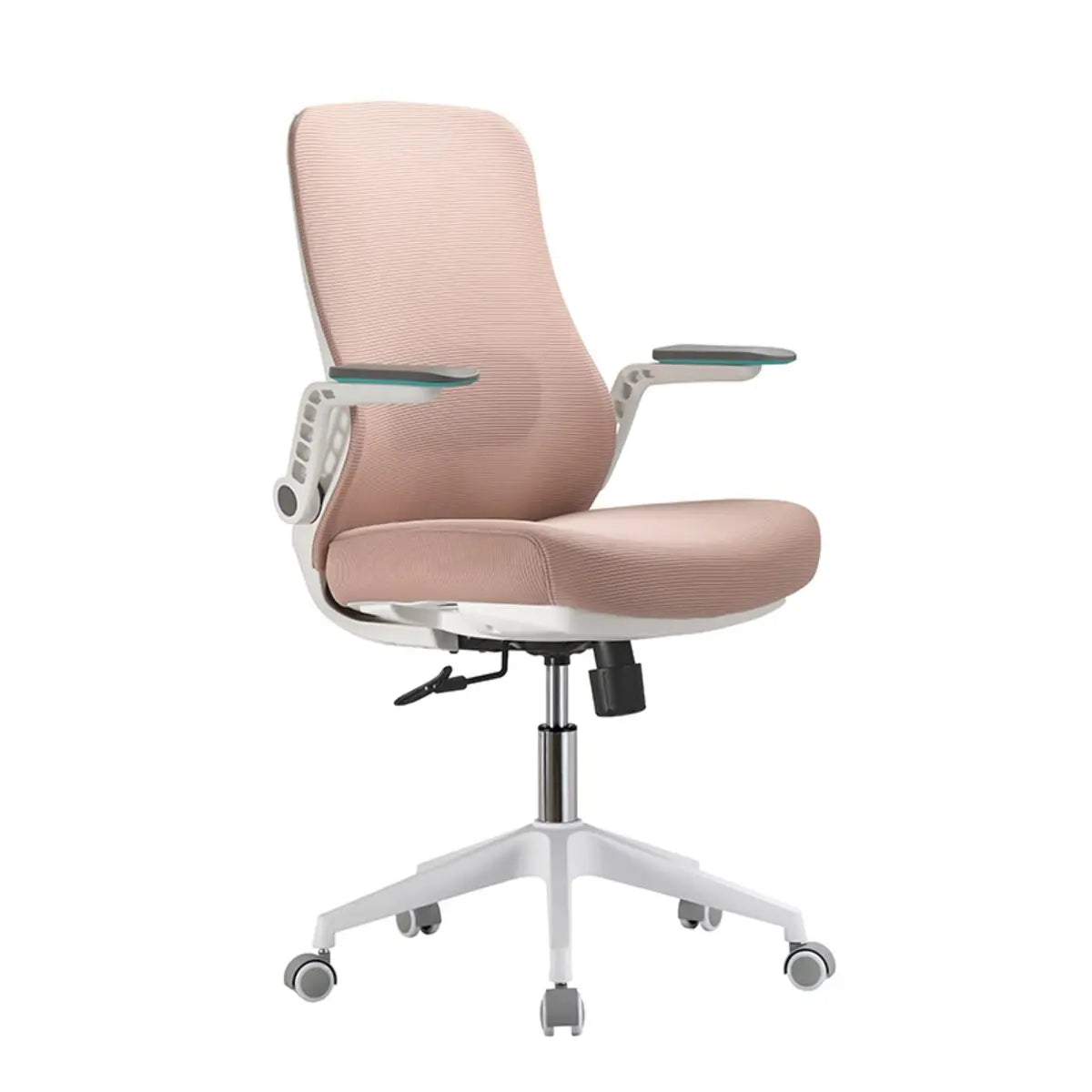 Modern Ergonomic Mesh Blue Office Chair with Wheels Image - 6