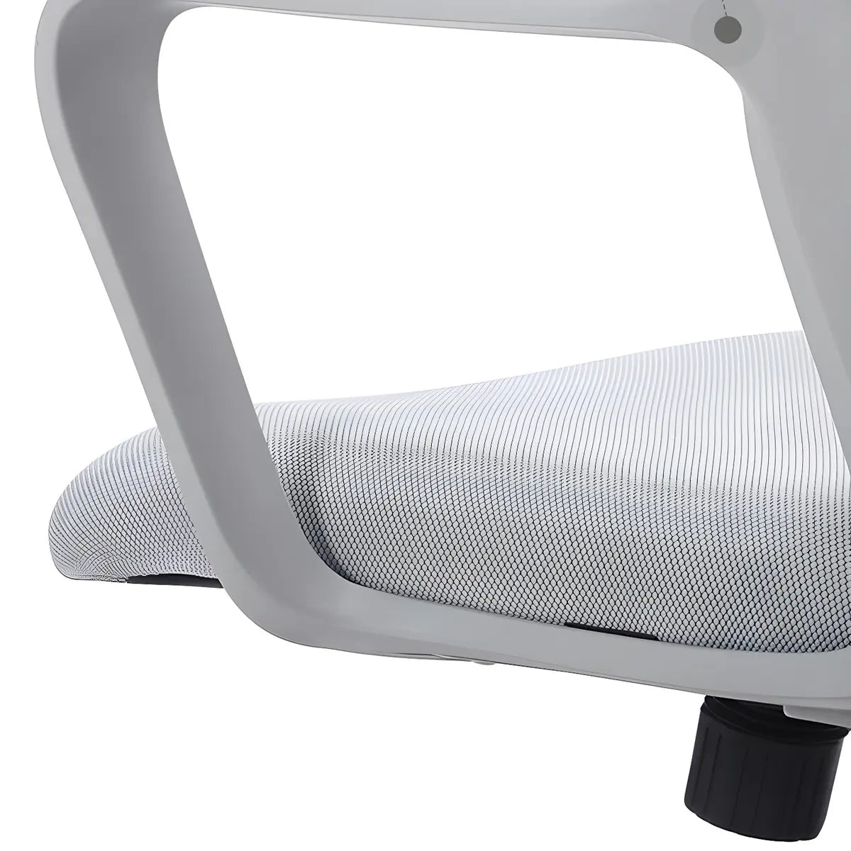 Modern Ergonomic Mesh Grey Office Chair with Wheels Image - 13