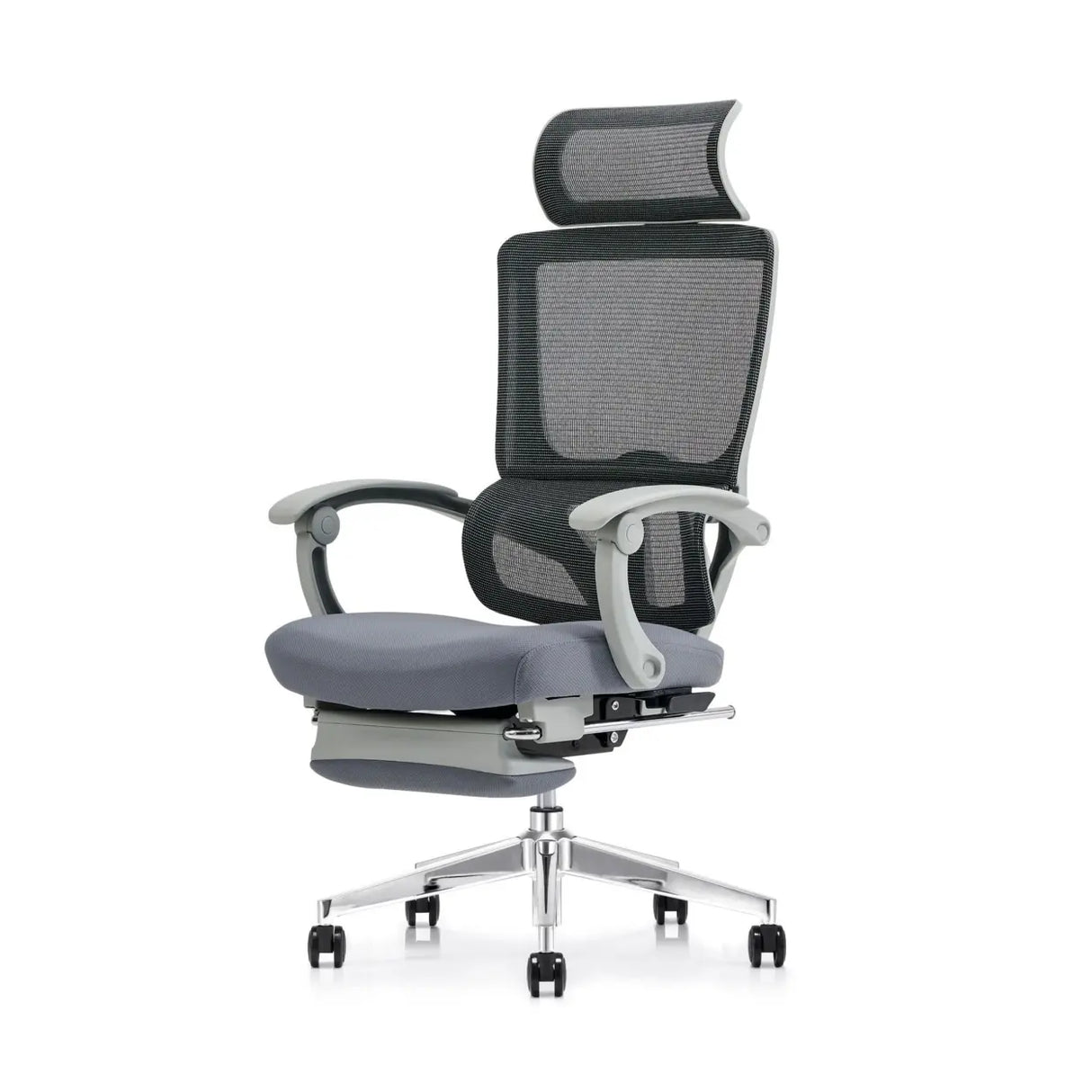 Modern Ergonomic Mesh High-Back Swivel Office Chair Image - 1