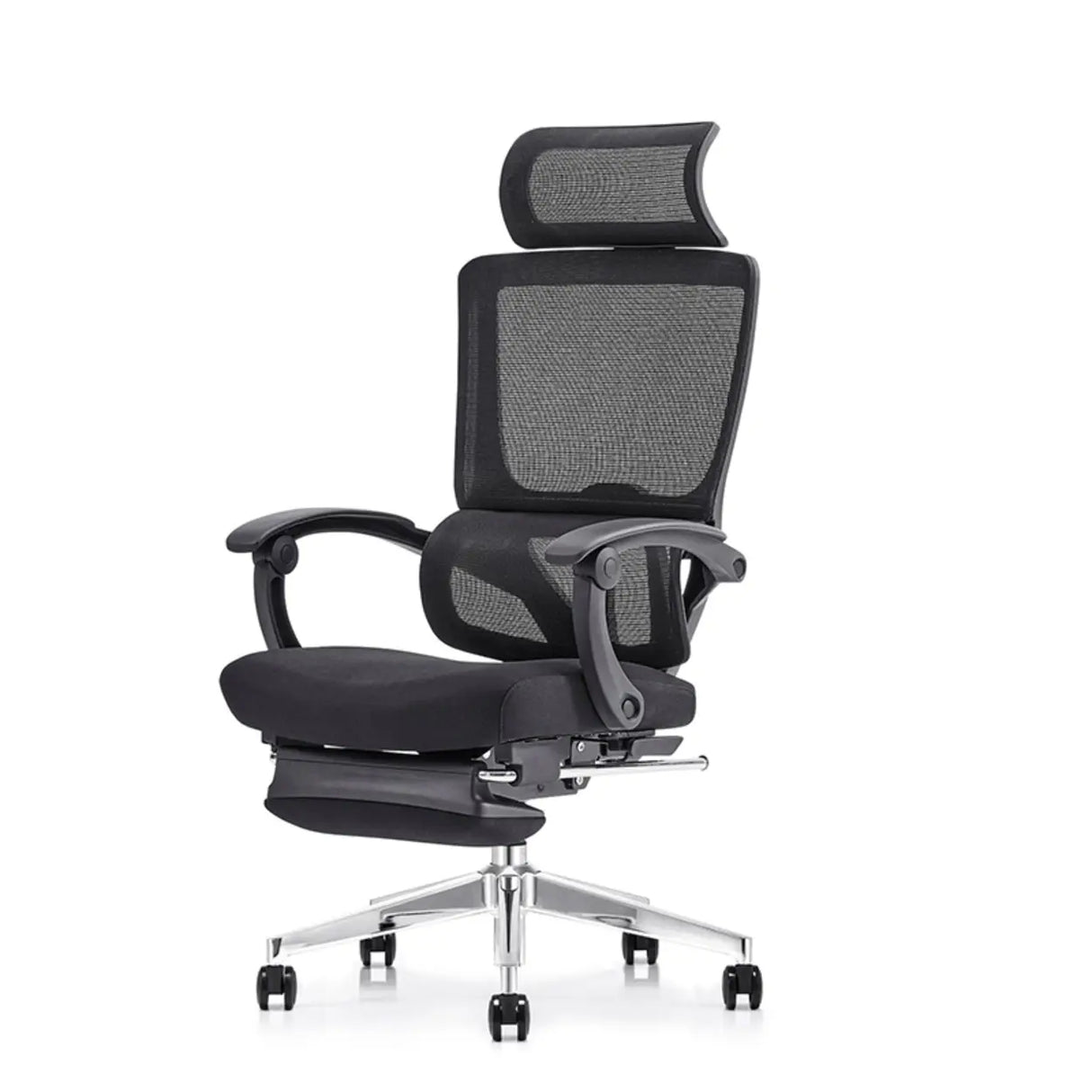 Modern Ergonomic Mesh High-Back Swivel Office Chair Image - 5