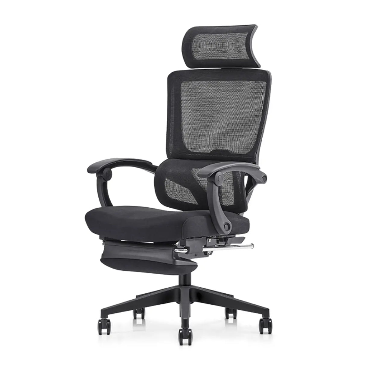 Modern Ergonomic Mesh High-Back Swivel Office Chair Image - 6