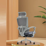 Modern Ergonomic Mesh High-Back Swivel Office Chair Image - 8