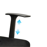 Modern Ergonomic Mesh Office Chair with Black Arms Image - 8