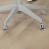 Modern Ergonomic Mesh Swivel Base Pink Office Chair Image - 10