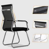 Modern Ergonomic Office Chair Mesh Black Adjustable Comfort Image - 13