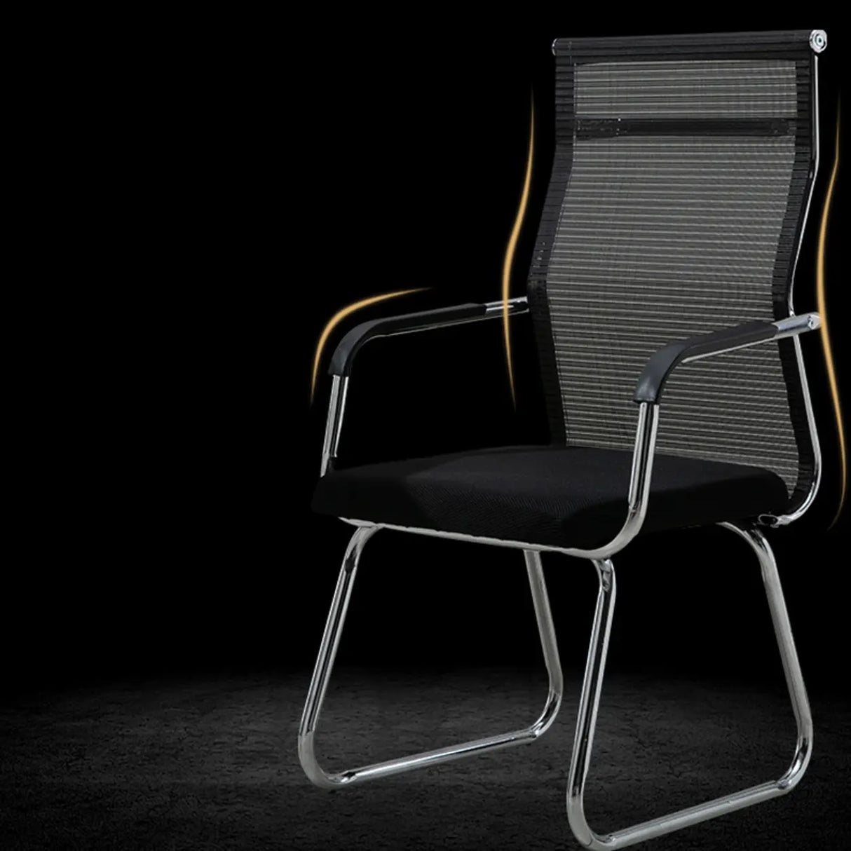 Modern Ergonomic Office Chair Mesh Black Adjustable Comfort Image - 15