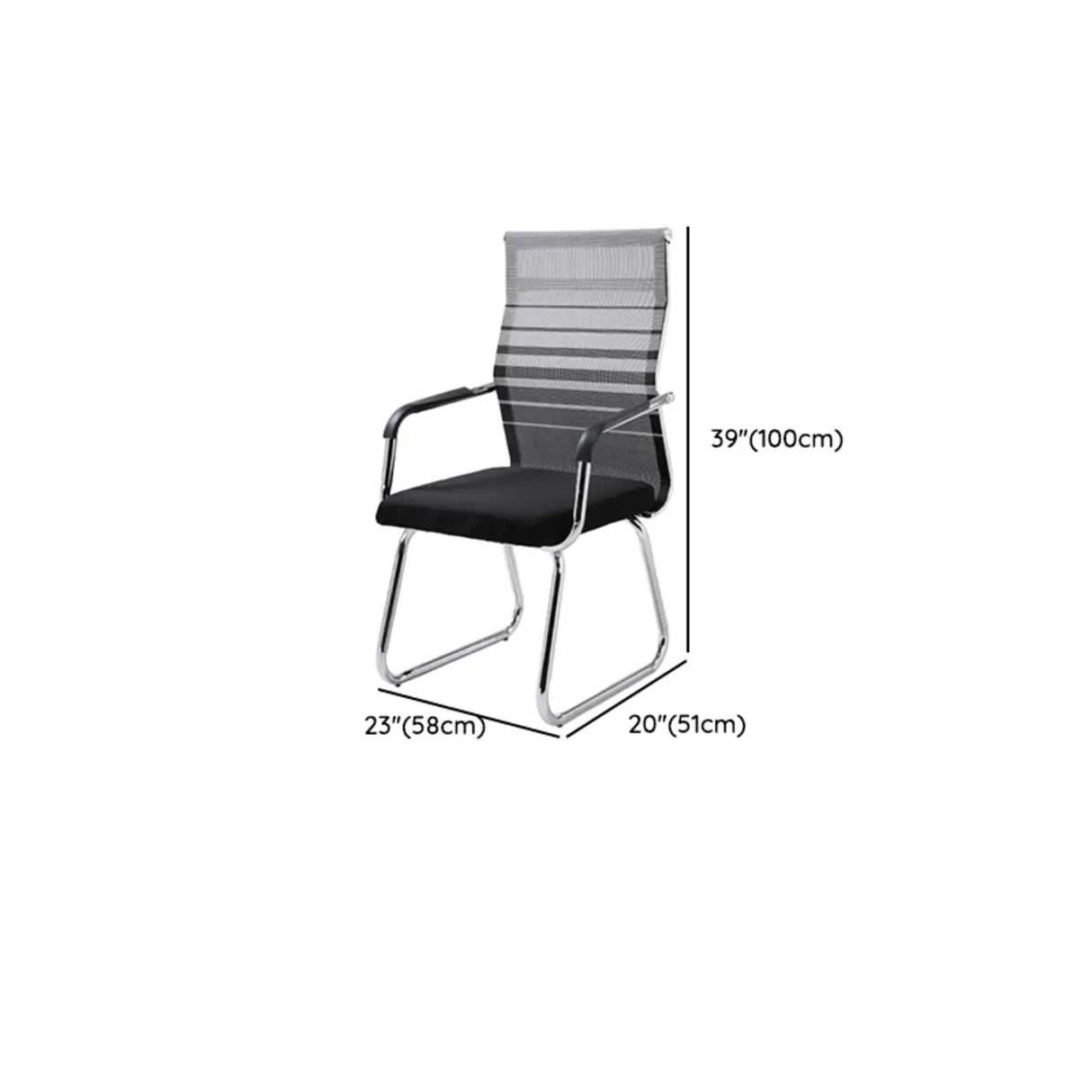 Modern Ergonomic Office Chair Mesh Black Adjustable Comfort 