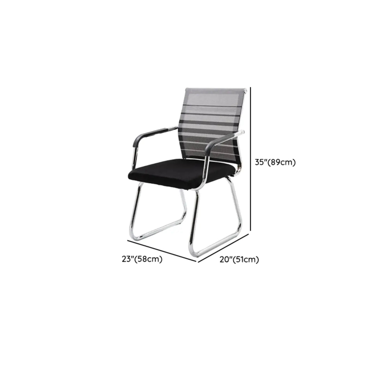 Modern Ergonomic Office Chair Mesh Black Adjustable Comfort Image - 18