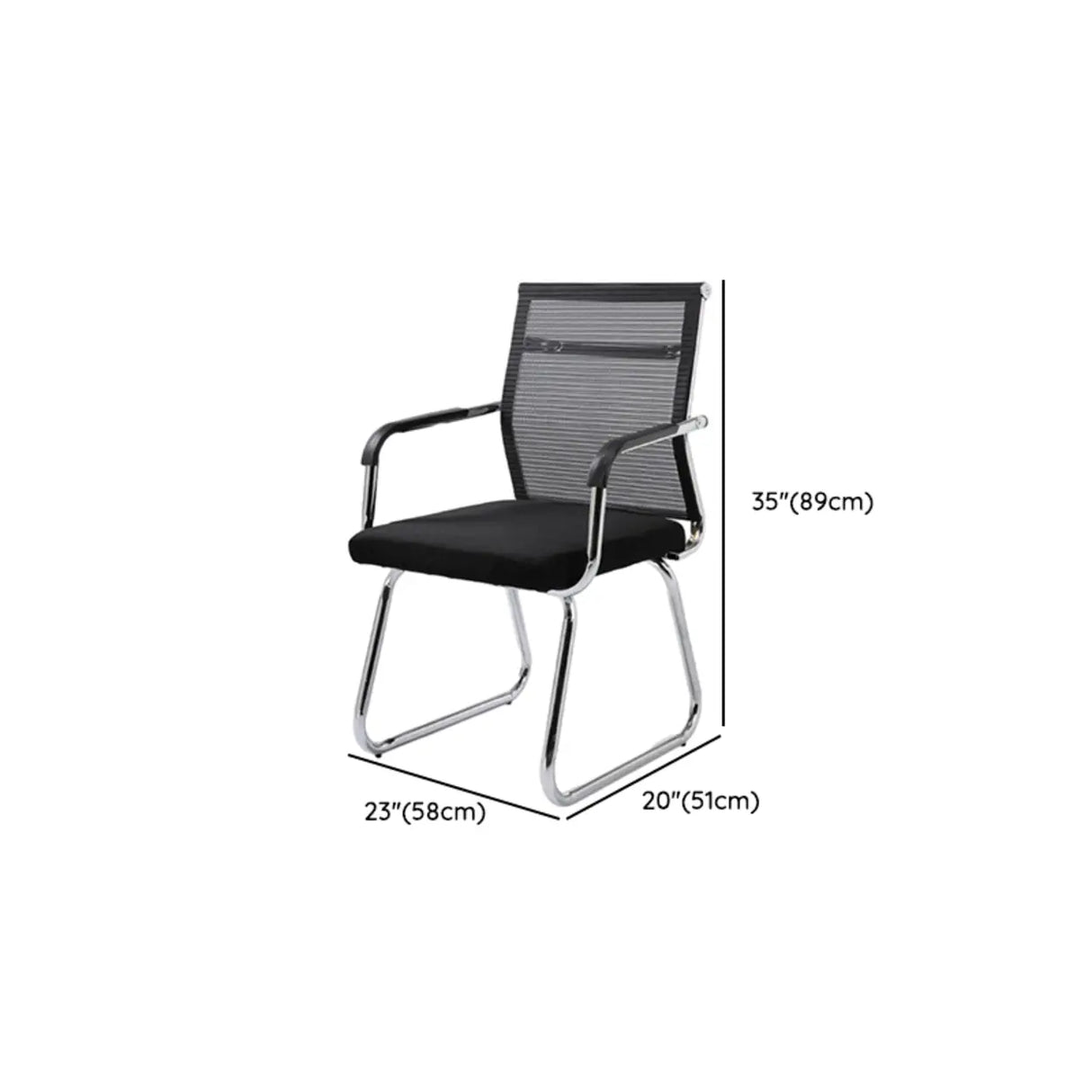 Modern Ergonomic Office Chair Mesh Black Adjustable Comfort Image - 19
