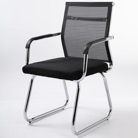 Modern Ergonomic Office Chair Mesh Black Adjustable Comfort Image - 2