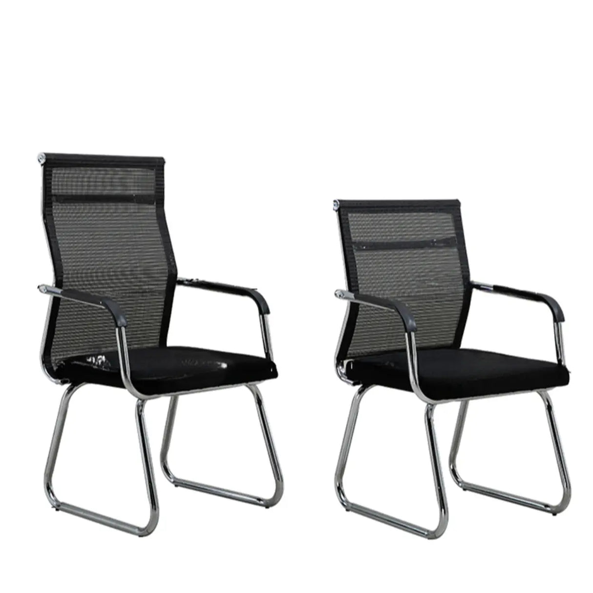 Modern Ergonomic Office Chair Mesh Black Adjustable Comfort Image - 4